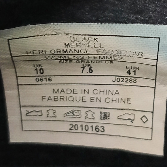 Merrell Black and Gray Slip-On Flats - Picture 6 of 6